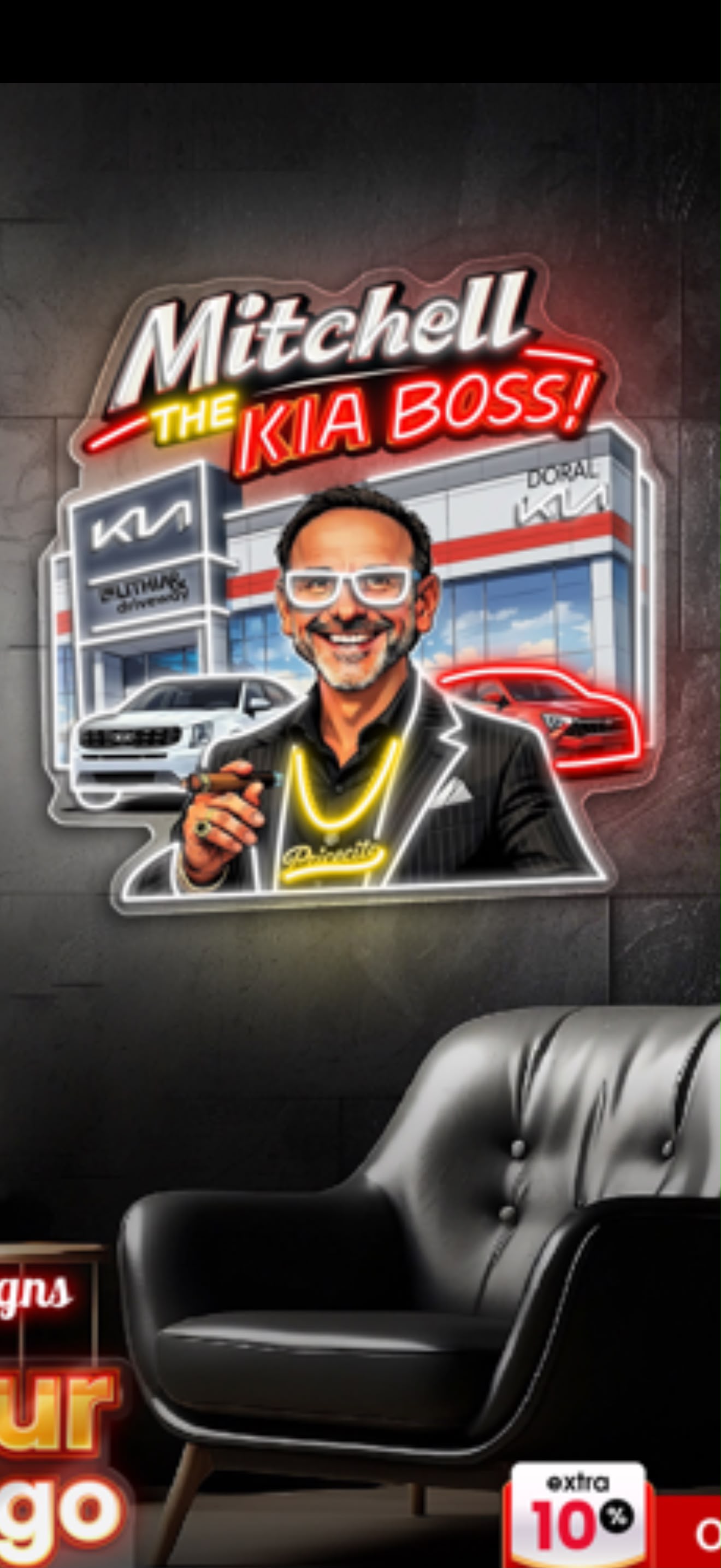 The Kia Boss and his team never stop working